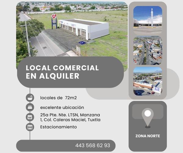 Local Comercial en Renta – Tuxtla Gutiérrez, Chiapas