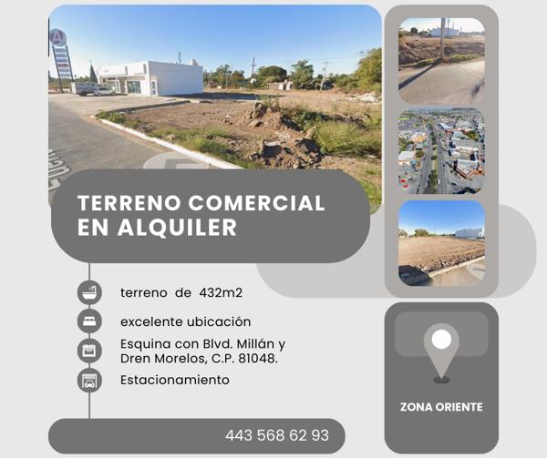 Terreno Comercial en Renta – Guasave, Sinaloa