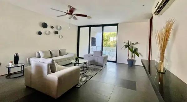 DEPARTAMENTO AMUEBLADO EN RENTA, EN TEMOZÓN, MERIDA, YUCATAN