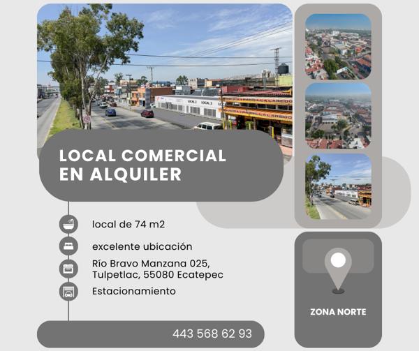 Local en Renta – Ecatepec de Morelos, Río Bravo, Tulpetlac