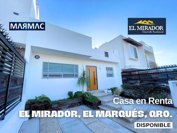 Casa en Renta | Fraccionamiento El Mirador | El Marqués, Qro,