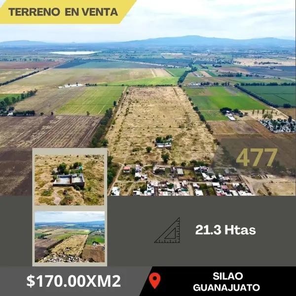 Terreno en venta en Silao Centro, Silao de la Victoria, Guanajuato