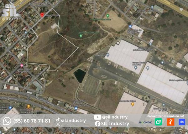 Excelente terreno Industrial en San Martin Obispo, Cuautitlán Izcalli