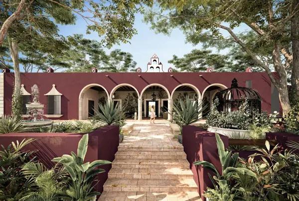 Villa de Lujo en Mérida Yucatán en hermosa hacienda Modelo Fraccional TROBBU