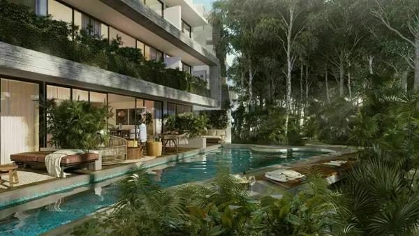 Departamento en venta en Tulum Quintana Roo sustentable con pista para Drones Departamento en venta en Tulum Quintana Roo sustentable con pista para Drones