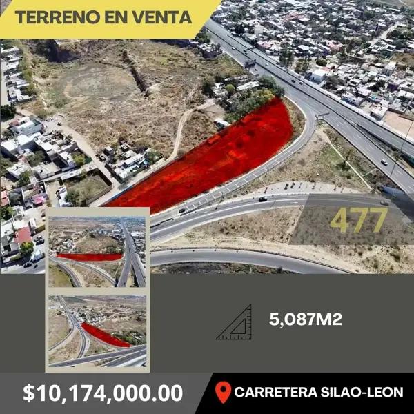 TERRENO EN VENTA EN CARRETERA LEON-SILAO TERRENO EN VENTA EN CARRETERA LEON-SILAO