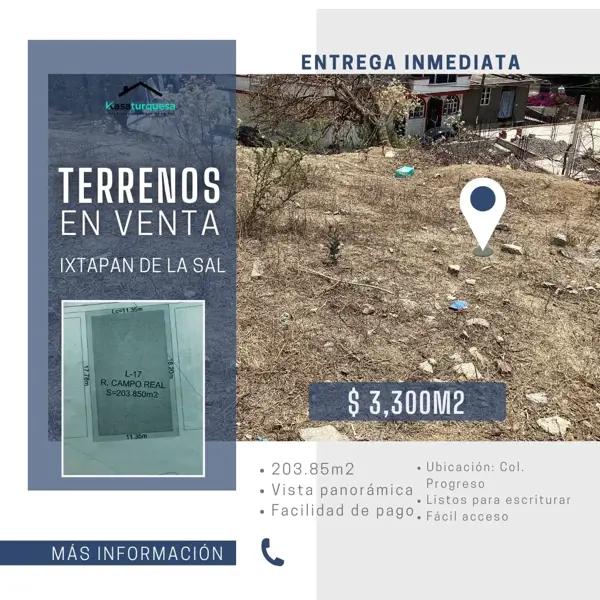 TERRENOS EN VENTA EN IXTAPAN DE LA SAL TERRENOS EN VENTA EN IXTAPAN DE LA SAL