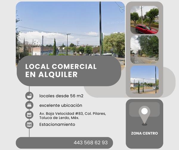 Locales Comerciales en Renta – Toluca de Lerdo, Méx.