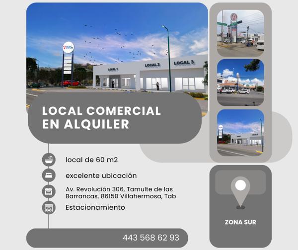 Local Comercial en Renta – Villahermosa, Tabasco