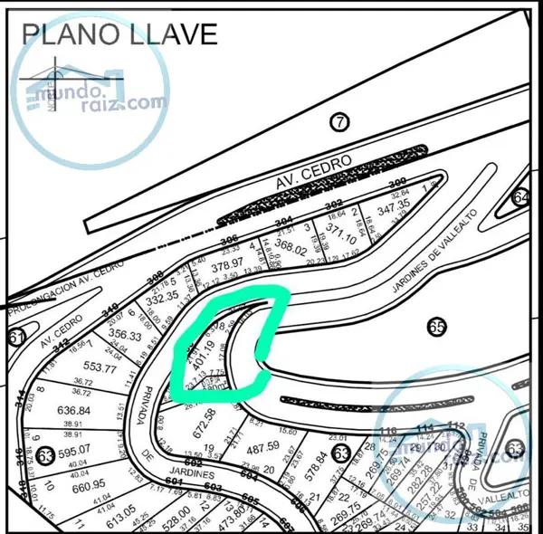 Venta Terreno Jardines de Valle Alto Monterrey