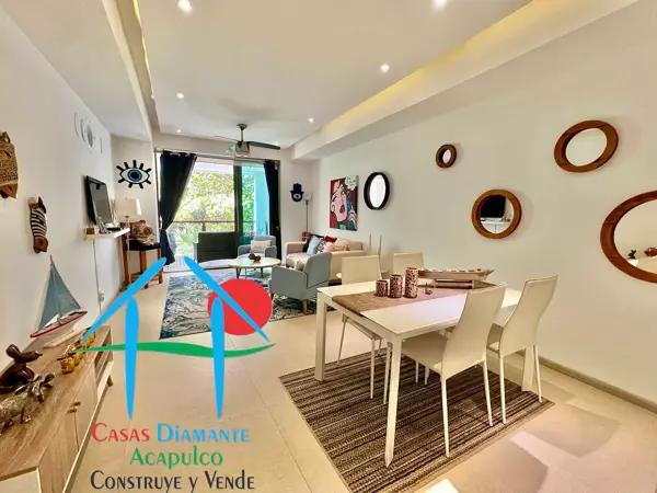 Departamento con 2 recámaras, terraza y 8 brazaletes para amenidades