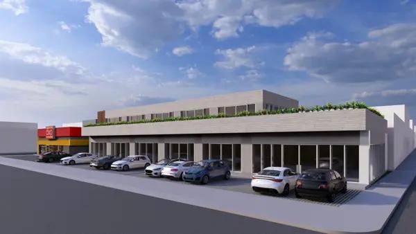 PLAZA COMERCIAL EN CONSTRUCCIÓN . FRACCIONAMIENTO COSTA VERDE.