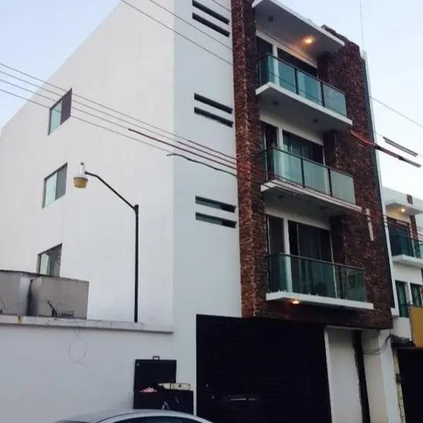 En renta bonito  departamento en piso 1, amueblado por $21,000 o sin muebles por $17,500.