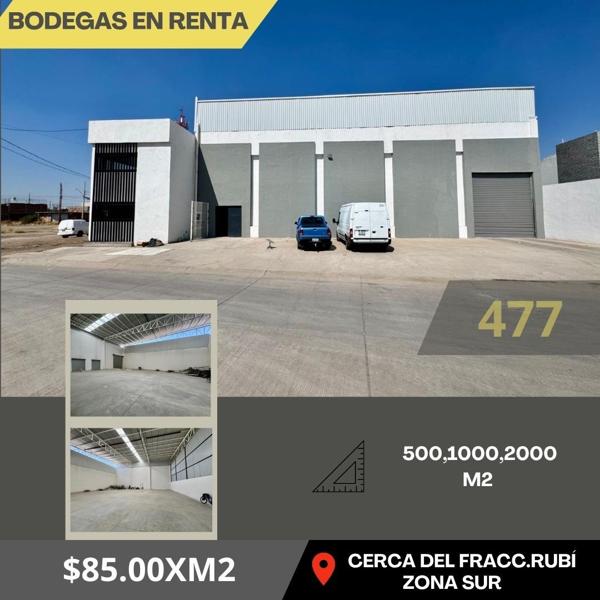 BODEGAS EN RENTA A LADO DE FRACC RUBI BODEGAS EN RENTA A LADO DE FRACC RUBI