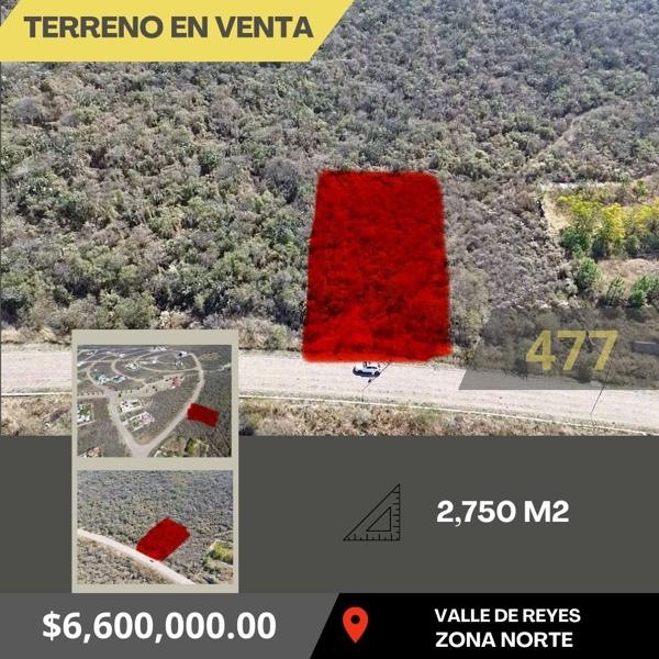 TERRENO EN VENTA EN VALLE DE REYES