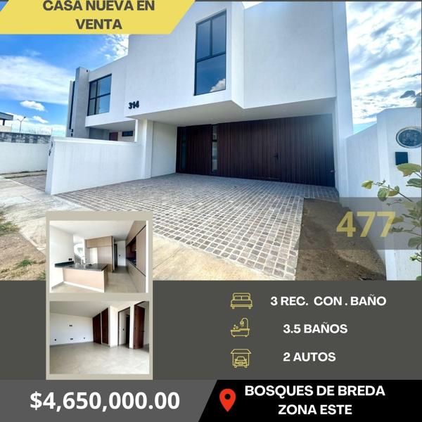 CASA EN VENTA EN BOSQUES DE BREDA