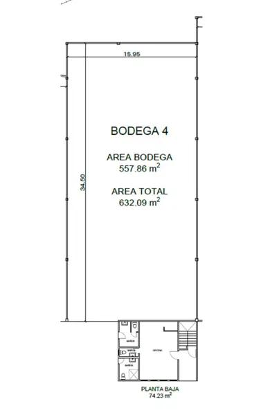 Bodega Comercial en Renta
