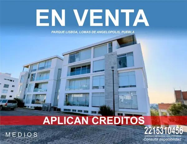 DEPTO EN REMATE EN PARQUE LISBOA, LOMAS DE ANGELOPOLIS, PUEBLA, APLICAN CREDITOS