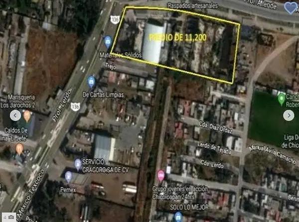 VENTA TERRENO INDUSTRIAL EN CHICOLOAPAN
