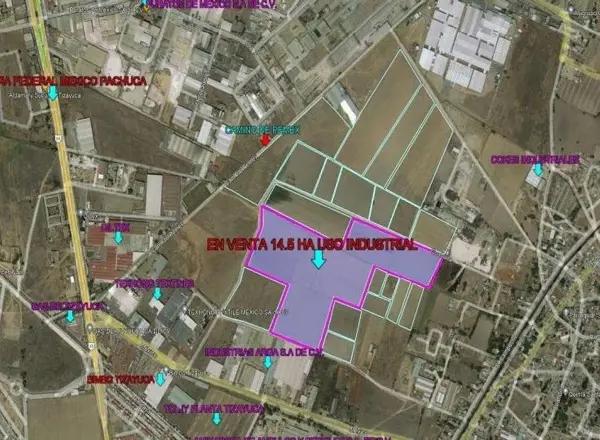 Terreno industrial en venta en Pueblo Huitzila Tizayuca Hidalgo