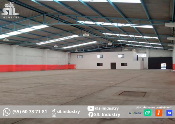 Bodega Industrial en renta en Naucalpan