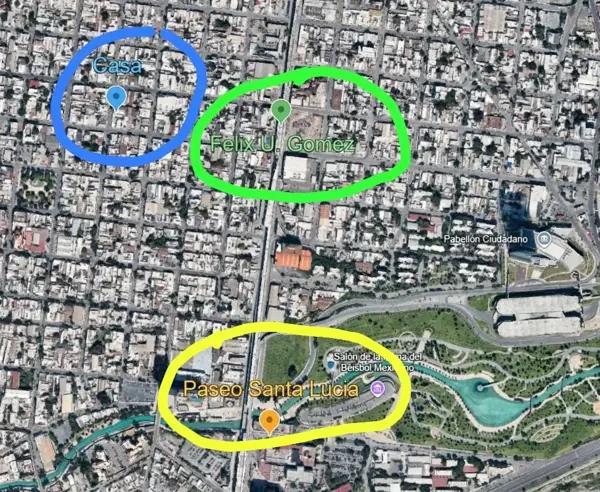 TERRENO PLANO DE OPORTUNIDAD EN VENTA CERCA DE SANTA LUCIA EN CENTRO DE MONTERREY NL