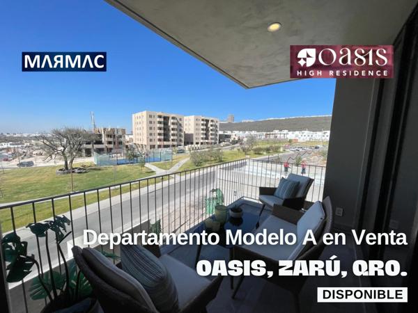 Departamento Modelo A en Venta | Oasis High Residence, Zarú | El Marqués, Qro, Departamento Modelo A en Venta | Oasis High Residence, Zarú | El Marqués, Qro,