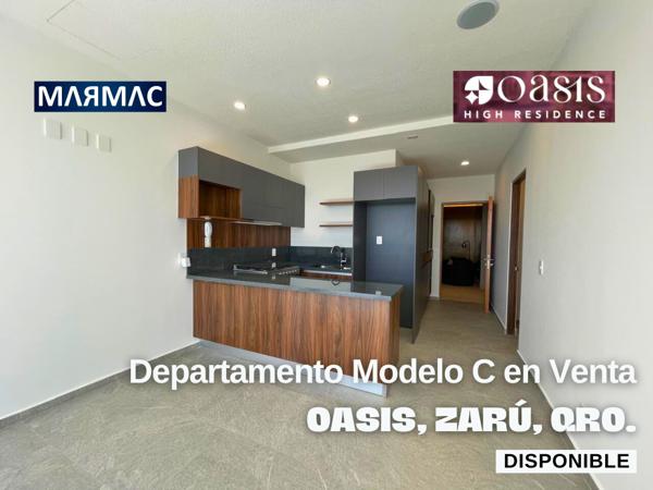 Departamento Modelo C en Venta | Oasis High Residence, Zarú | El Marqués, Qro,