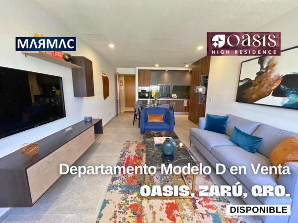 Departamento Modelo D en Venta | Oasis High Residence, Zarú | El Marqués, Qro, Departamento Modelo D en Venta | Oasis High Residence, Zarú | El Marqués, Qro,