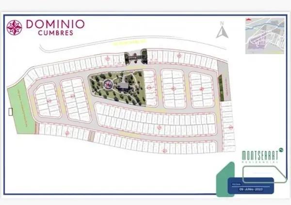 EN VENTA 2 TERRENOS EN EL FRACC. PRIVADO MONSERRAT RESIDENCIAL , DOMINIO CUMBRES. EN VENTA 2 TERRENOS EN EL FRACC. PRIVADO MONSERRAT RESIDENCIAL , DOMINIO CUMBRES.