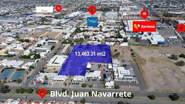 TERRENO COMERCIAL EN VENTA SOBRE BLVD NAVARRETE Y BLVD LAS QUINTAS AL PONIENTE DE LA CIUDAD