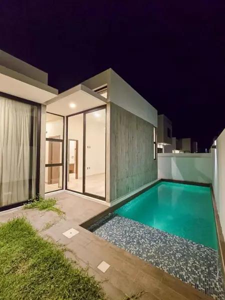 PREVENTA DE CASA DE 1 PISO, ESTILO MINIMALISTA CON ALBERCA, RIVIERA VERACRUZANA