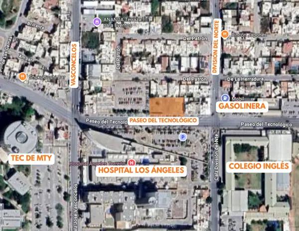 Renta de Terreno Comercial Frente a Hospital Los Ángeles en Torreón