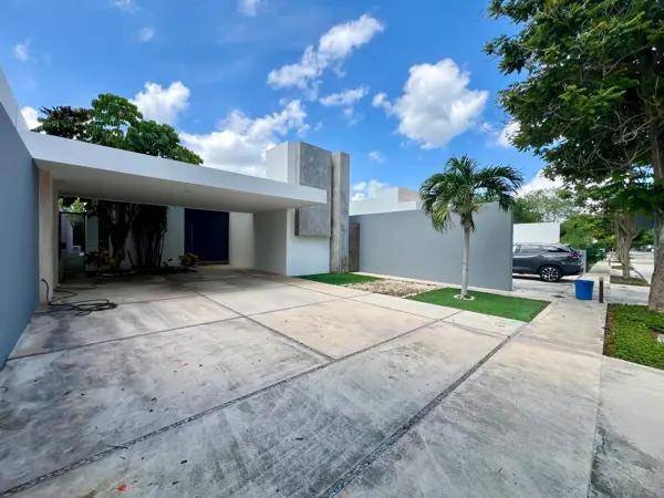 Casa en venta una planta en privada arborea conkal merida yucatan