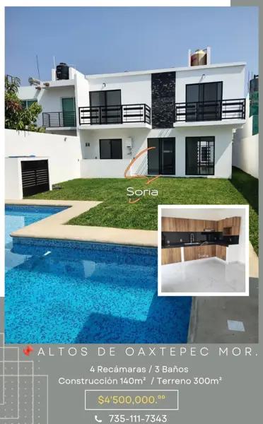 ALTOS DE OAXTEPEC   MORELOS

$4,500,000.00