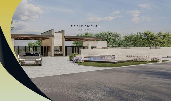 Terreno en residencial privada en Santiago, NL. Terreno en residencial privada en Santiago, NL.
