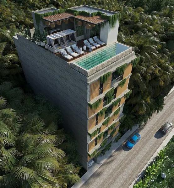Venta de PH, 2 Recámaras en Playa del Carmen