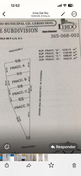 Terreno en venta en Alvaro Obregon, Lerdo, Durango Terreno en venta en Alvaro Obregon, Lerdo, Durango