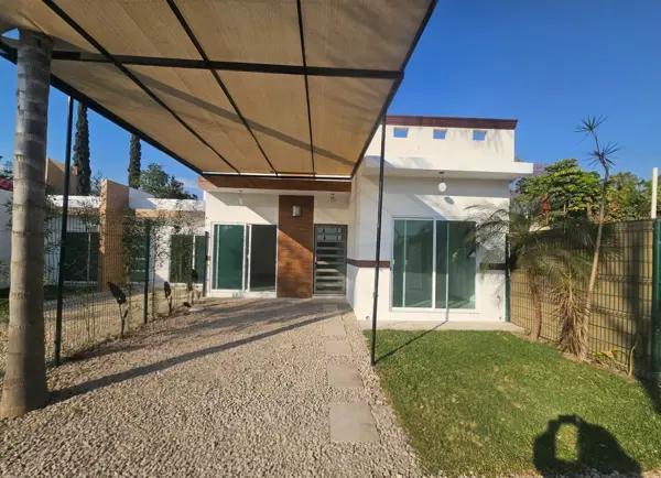 Venta Bonita Casa Nueva de 1 Nivel 3 Rec en Zona Centrica de Amilcingo Cuautla Mor