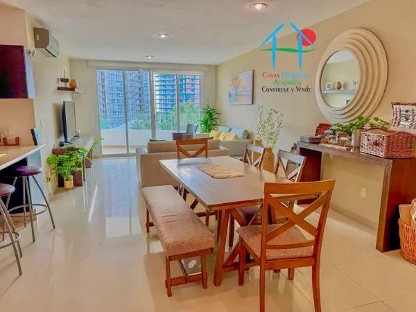 Departamento en renta vacacional en Playa Diamante, a unos metros del mar