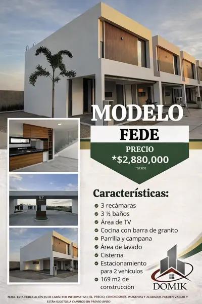 En venta bonitas casas en Real de Palmas Modelo FEDE desde $2,880,000 En venta bonitas casas en Real de Palmas Modelo FEDE desde $2,880,000