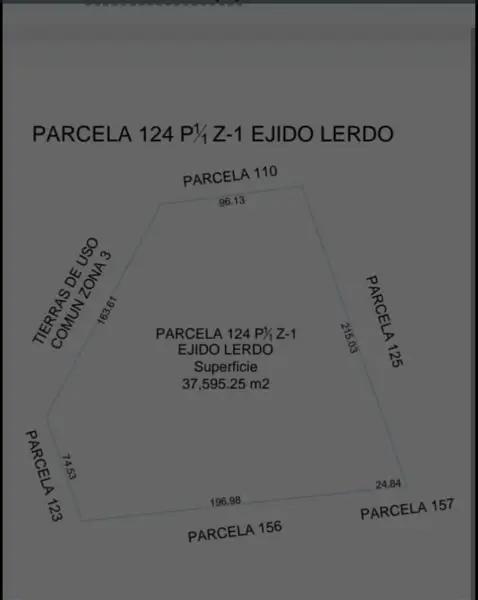Terreno Habitacional en Venta en Cd. Lerdo, Durango - Parcelas 124, Ex Ejido Lerdo