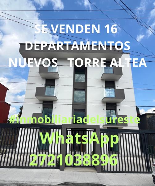 VENDEN 16 DEPARTAMENTOS NUEVOS  – TORRE ALTEA Orizaba  Veracruz