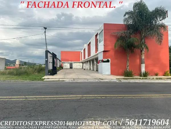 VENTA DE INMUEBLE CON 10 UNIDADES RENTABLES, T.- 556 M2 C.- 744 M2., SOBRE CARRETERA, APIZACO TLAX.