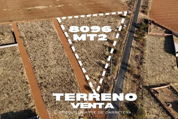 Terreno Venta Zacatecas Cieneguillas a pie de carretera