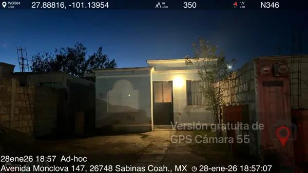 Casa en venta en Las Palmas, Sabinas, Coahuila de Zaragoza