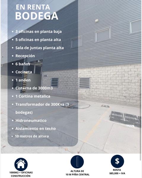 Bodega en renta en Ejido Ana, Torreón, Coahuila de Zaragoza