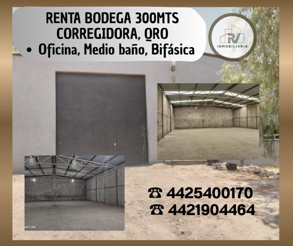 RV RENTA BODEGA 300M, CORREGIDORA