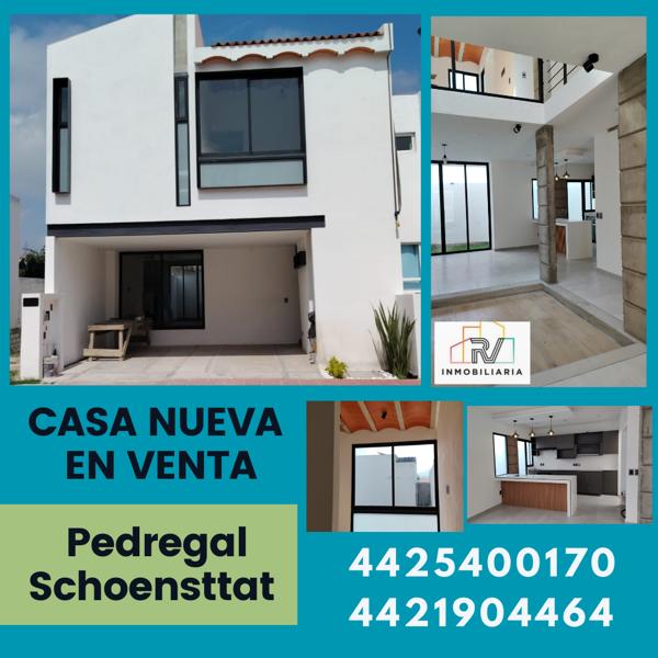 RV VENDE CASA EN PEDREGAL DE SCHOENSTTAT, CORREGIDORA, QRO.