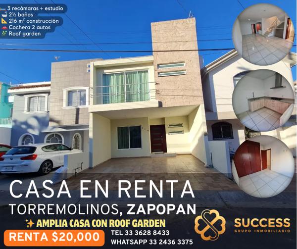 Casa en Renta – Torremolinos, Zapopan